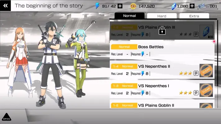 Sword Art Online Variant Showdown android App screenshot 6